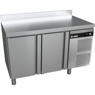 KBS Kühltisch mit Aufkantung 1342x700x850 mm 2 türig GN 1/1 Umluftkühlung