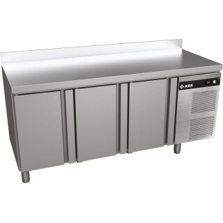 KBS Kühltisch mit Aufkantung 1792x700x850 mm 3 türig GN 1/1 Umluftkühlung