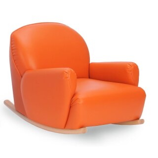 Schaukelsessel Für Kinder, Orange - Schaukelstuhl  Kinderzimmer Kindermöbel