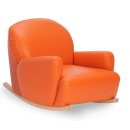 Schaukelsessel Für Kinder, Orange - Schaukelstuhl...