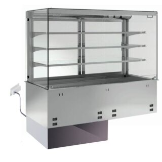 KBS Einbaukühlvitrine kundenseitig offen Gn 4/1 Ohne Maschine 1455x700x1315 mm