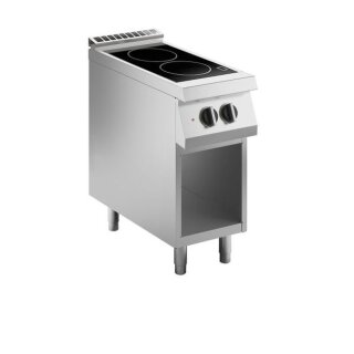 KBS Elektro Glaskeramikherd 2x 2,5 kW Offener Unterbau 400x730x900 mm 400 Volt