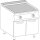 KBS Gas Lavasteingrill 2 Heizzonen 20 Kw 800x730x900 mm offener Unterbau