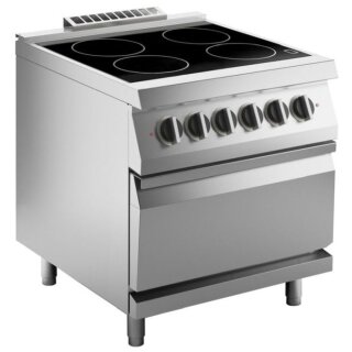 KBS Glaskeramikherd elektro 16 kW mit Elektroofen 800x730x900 mm  400 Volt