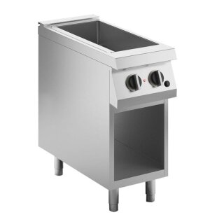 KBS Bainmarie Elektro 1 Becken GN 2/1 offener Unterbau 800x730x900 mm 400 Volt