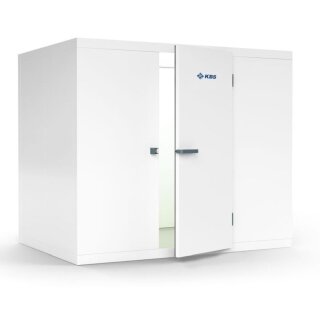 KBS Kühlzelle 2180 x 1580x 2180 mm Stahlblech weiß Türanschlag wechselbar