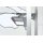 KBS Regaleinrichtung L-förmig 1580x400x1600 mm Aluminium eloxiert PVC bis 75 kg