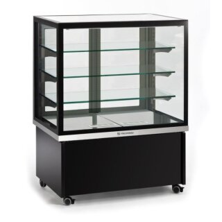 KBS Kuchen und Tortenvitrine 940 x710 x1340 mm 3 Glasetagen Umluftkühlung