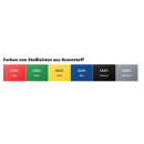 KBS Frischwarentheke 1645 x1180 x1220 mm mit Glasaufbau und Rückschiebescheiben