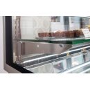 KBS Kuchenvitrine 550 Liter 1340x710x1340 mm Aluminium Holz mit 3 Glasablagen