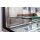 KBS Kuchenvitrine 550 Liter 1340x710x1340 mm Aluminium Holz mit 3 Glasablagen