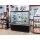 KBS Kuchenvitrine 550 Liter 1340x710x1340 mm Aluminium Holz mit 3 Glasablagen