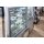 KBS Kuchenvitrine 550 Liter 1340x710x1340 mm Aluminium Holz mit 3 Glasablagen