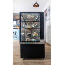 KBS Kuchenvitrine 750 Liter 1800x710x1340 mm Aluminium Holz mit 6 Glasablagen