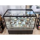 KBS Kuchenvitrine 750 Liter 1800x710x1340 mm Aluminium Holz mit 6 Glasablagen