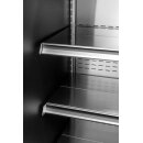 KBS Wandkühlregal 1200x750x2000 mm 2 selbstschließenden Schiebetüren schwarz