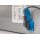 KBS Frischwarentheke 2580x1148x1200 mm mit Maschine und Seitenteilen grau 230 V