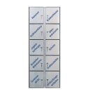 KBS Gemeinschaftskühlschrank 544 Liter 8 Fächer 747x769x1684 mm Umluft weiß
