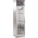 Edelstahlkühlschrank mit Glastür ohne Maschine KU 358 G ZK