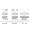 KBS Speiseeis Verkaufsvitrine 329 Liter 1340x677x1190 mm geradem Glasaufbau grau