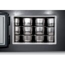 KBS Speiseeis Verkaufsvitrine 439 Liter 1655x677x1190mm geradem Glasaufbau grau