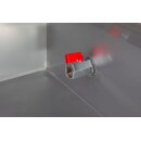 KBS Wandhaube Trapezform 3000x900x450 mm Flammschutzfilter Typ F1 Edelstahl