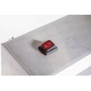 KBS Wandhaube Trapezform 3000x900x450 mm Flammschutzfilter Typ F1 Edelstahl