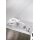KBS Wandhaube Trapezform 3000x900x450 mm Flammschutzfilter Typ F1 Edelstahl