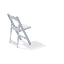 Mary – Klapp-Hochzeitsstuhl mit Sitz aus Kunstleder...