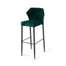 Louis – Stapel-Barstuhl Velours gepolstert 2...