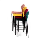 Louis – Stapel-Barstuhl Velours gepolstert 2...