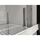 Gastro Kühlschrank mit Werbetafel -305 Liter, 1 Glastür, abschließbar