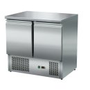 Skyrainbow Kühltisch 2-türig mit Unterbaukühlung, Temp. +2° / +8°C
