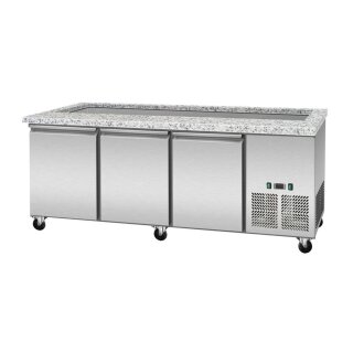 Snack-Line, Kalte Theke, 5X Gn1/1, Granit Rosa-Grau, Ohne Glas, 188X82X85.5 Cm