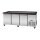 Snack-Line, Kalte Theke, 5X Gn1/1, Granit Star Galaxy Schwarz, Ohne Glasaufbau 188X82X85.5