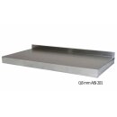 Wandbord Edelstahl Verstärkt, 1 Boden, 140X30