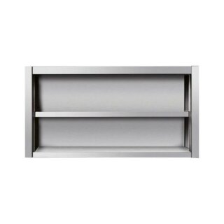 Wandhängeschrank Aus Edelstahl, 120 X 40, Ohne Tür
