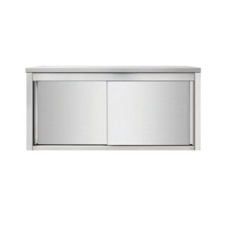 Wandhängeschrank Aus Edelstahl, 100 X 40, Mit Tür
