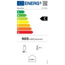 Skyrainbow Barkühlschrank mit Glastür - mit statischer Kühlung & Dixell-Steuerung