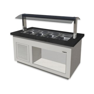 Saro Salatbar Für 4X 1/1 Gn, Modell Premium Line Sb-K170 Weiß