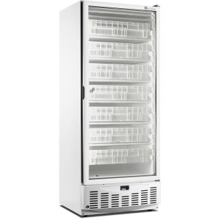Saro Gefrierschrank Modell MM5NPV mit 1 Glastür und Rollen weiß