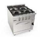 Saro Gasherd +Gasofen  4 Brenner Modell Lq / Cug4Ng