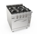 Saro Gasherd +Elektroofen  4 Brenner Modell Lq / Cug4Ne