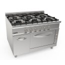 Saro Gasherd + Elektroofen 6 Brenner Modell Lq / Cug6Ne