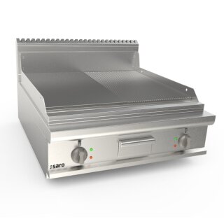 Saro Elektrogriddleplatte 800Mm Breit Tisch 1/2+1/2 Modell Lq / Fte4Bbm