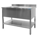Saro Spültisch mit 1 Becken links 1000x700x850mm...