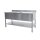 Saro Spültisch 2 Becken, Links - B 1800 X T 700 Mm