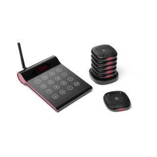 Hendi Pager-System bis 998 Pager mit Touch Tastatur mit 500m Reichweite