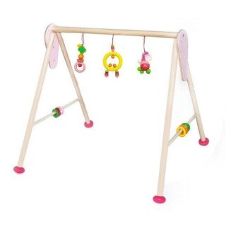 Hess Holz Babyspielgerät Pferdchen Aktivbogen Spielebogen Trapez