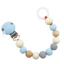 Hess Schnullerkette Nature Blue Holz Babykette - Made In...
